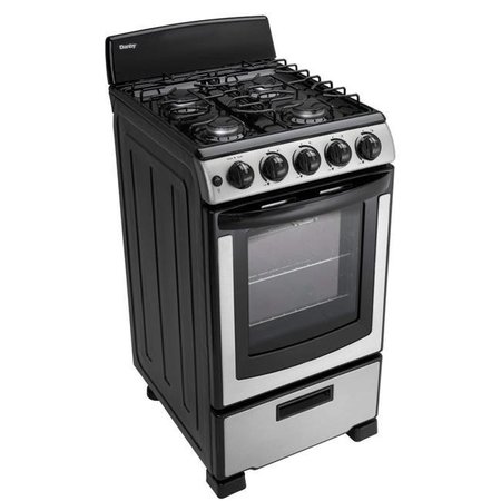 DANBY Danby DR202BSSGLP 20 in. Free Standing Gas Range; Stainless Steel DR202BSSGLP